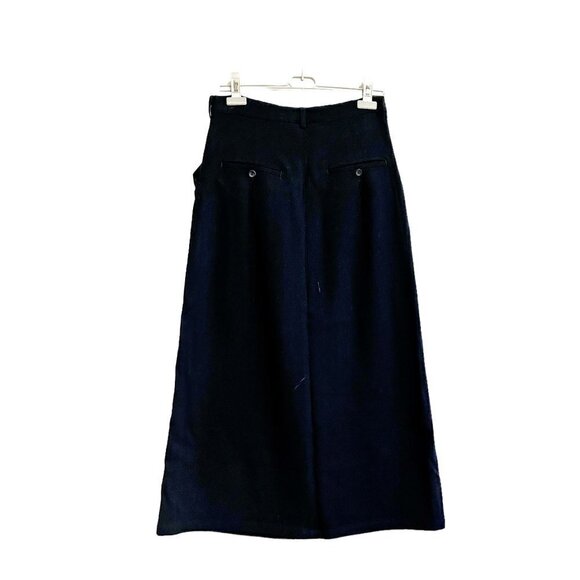 Vintage Y’s Yohji Yamamoto Black wool midi skirt, One size - Picture 2 of 12